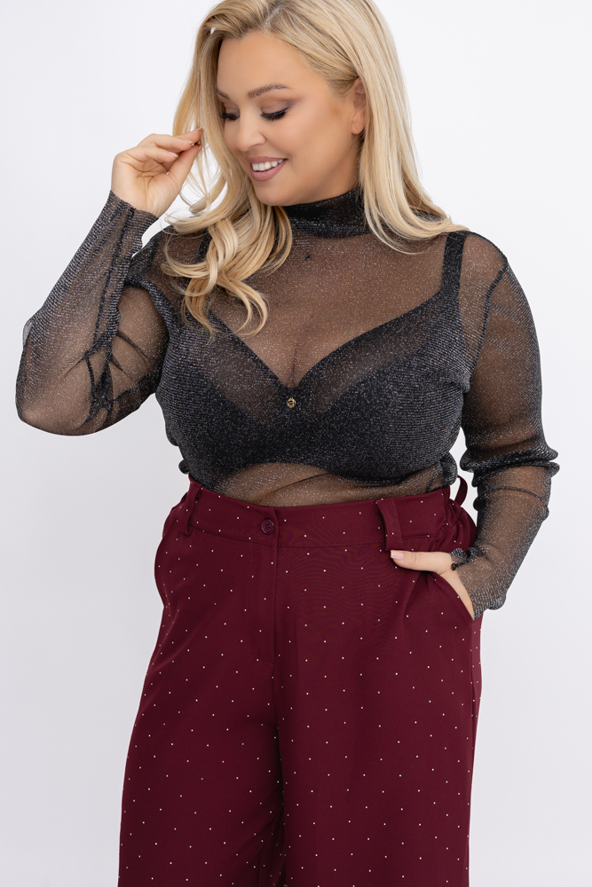 Silver Glitter Blouse