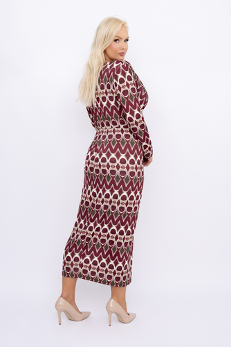  Vestido arrugado Wzór 3