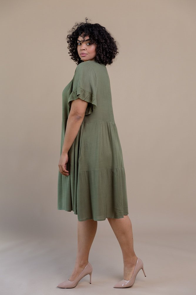 Green WIND dress