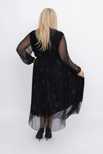 Black Mesh Dress