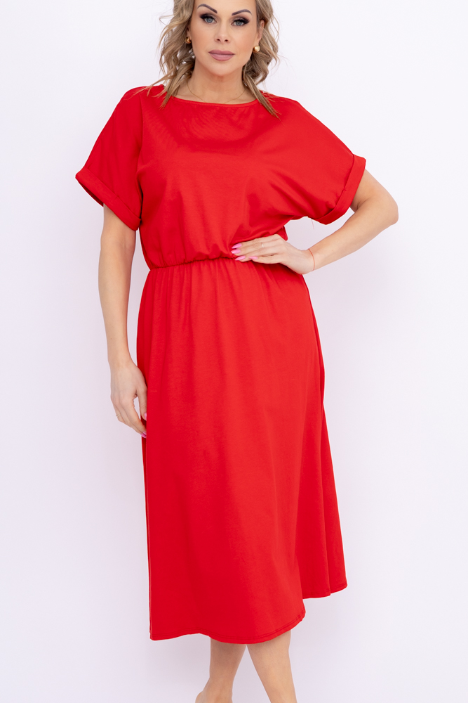 Czerwona Sukienka MARISTA