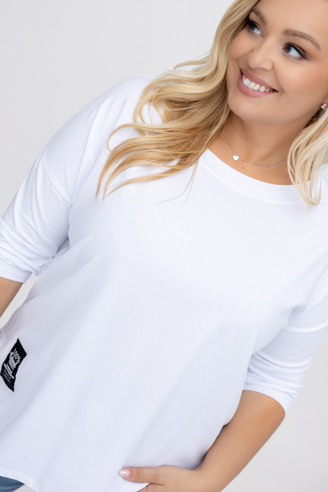 Marineblaue Bluse