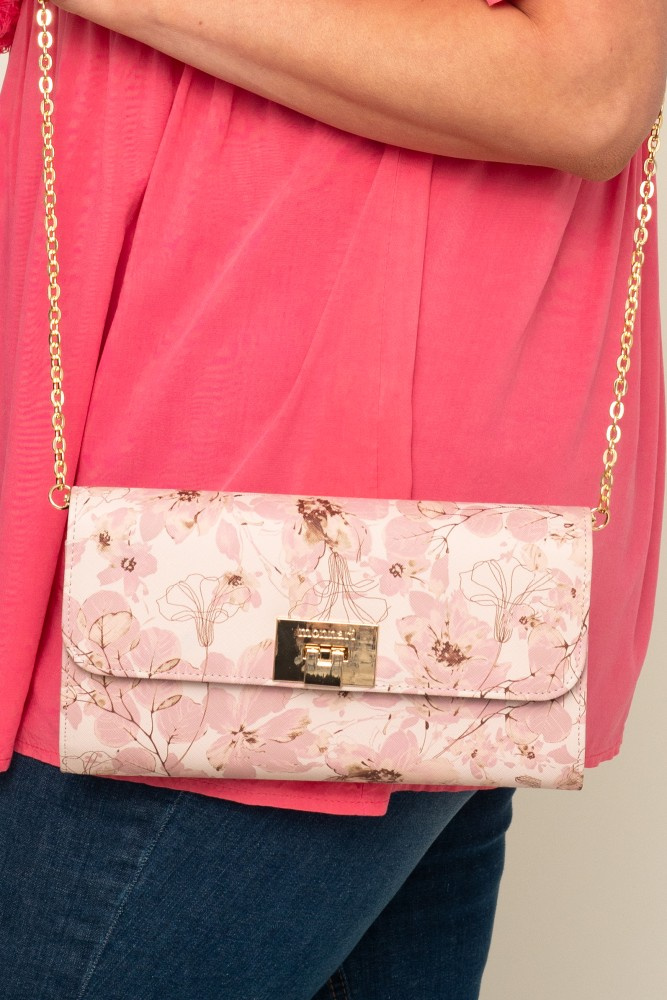 Pink BUSTI Envelope Handbag