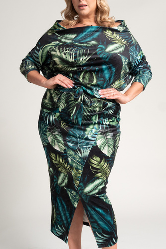 MIRI Velour Dress Pattern 1