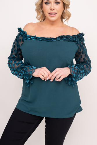 Grønn bluse