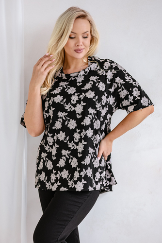 Schwarze Bluse