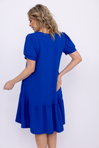 Chabrowa Sukienka z falbaną DOLIEN