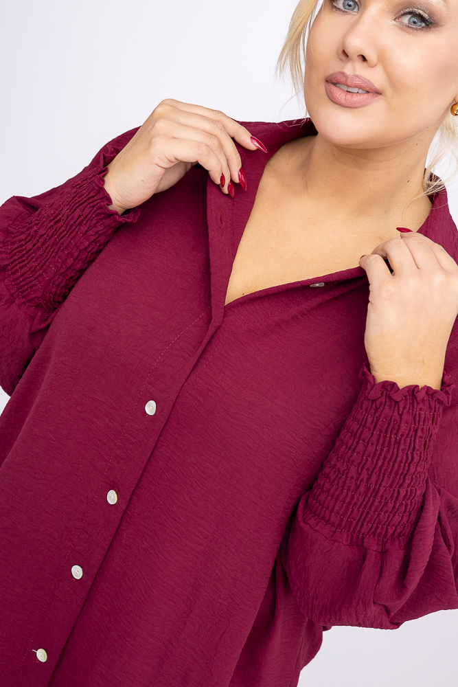 Burgundowa Koszula