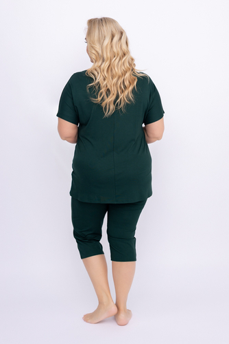 Pijama verde botella