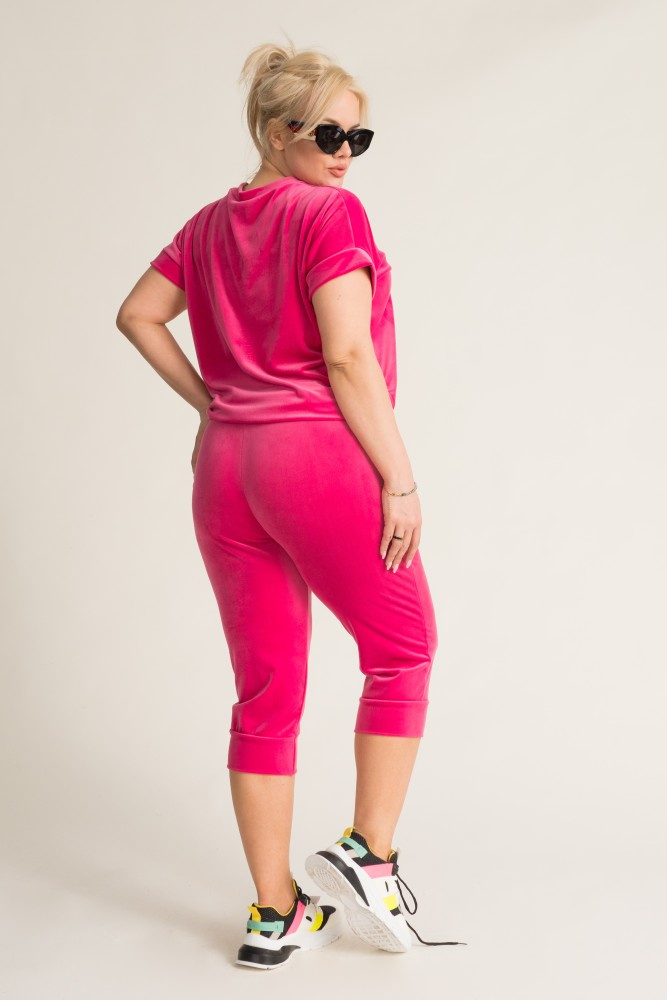 Fuchsia MILKIN Velour Set