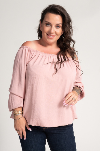 Powder Pink VISKIO Blouse