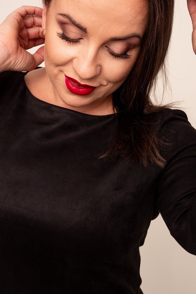 Robe ajustée noire