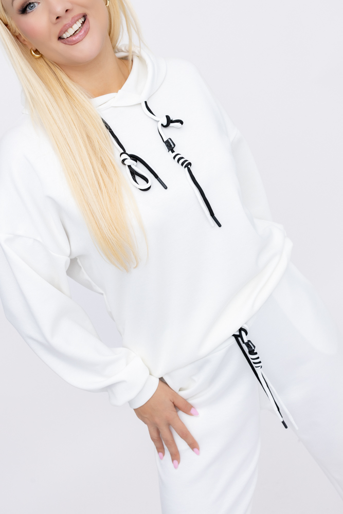 Set de sudadera café