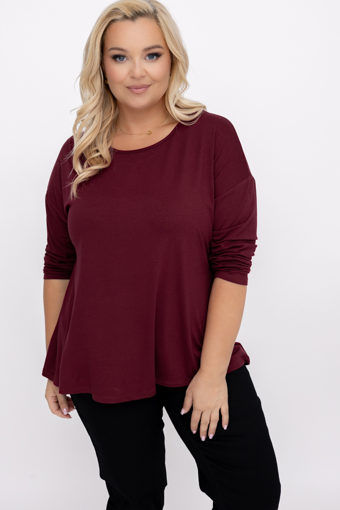  Kirsche Bluse
