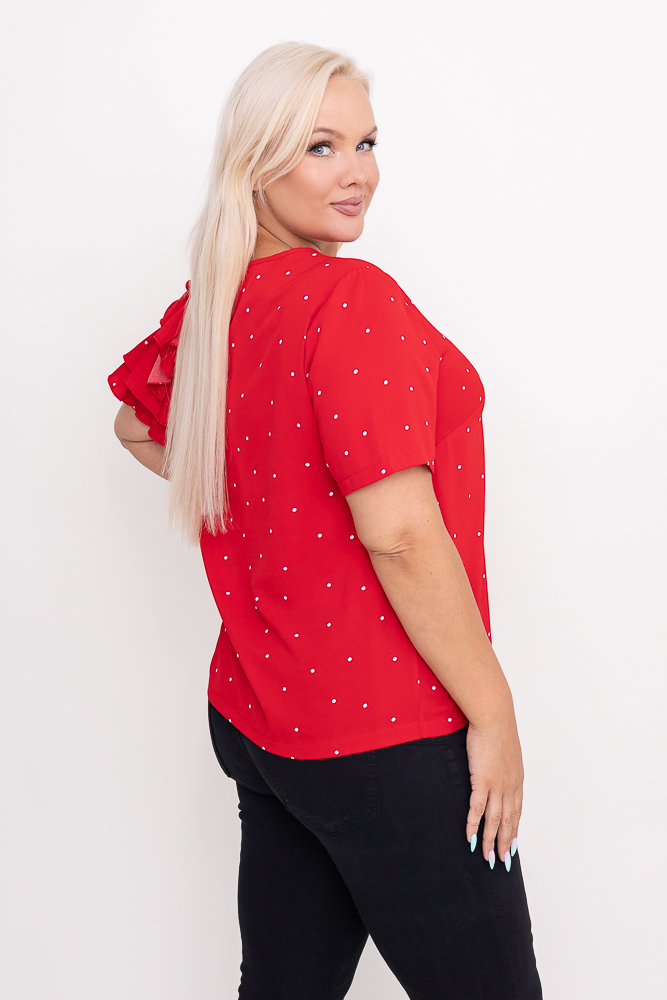 Rote Bluse