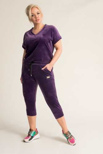 Purple MILKIN Velour Set