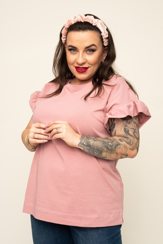 Powder pink BELLO blouse