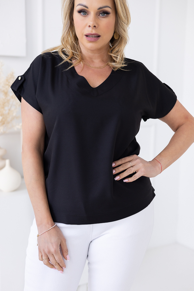 Schwarze Bluse