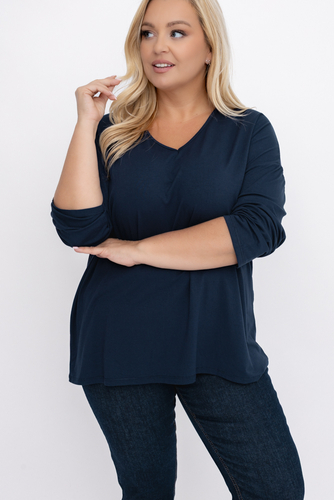  Blusa cereza con escote corazón