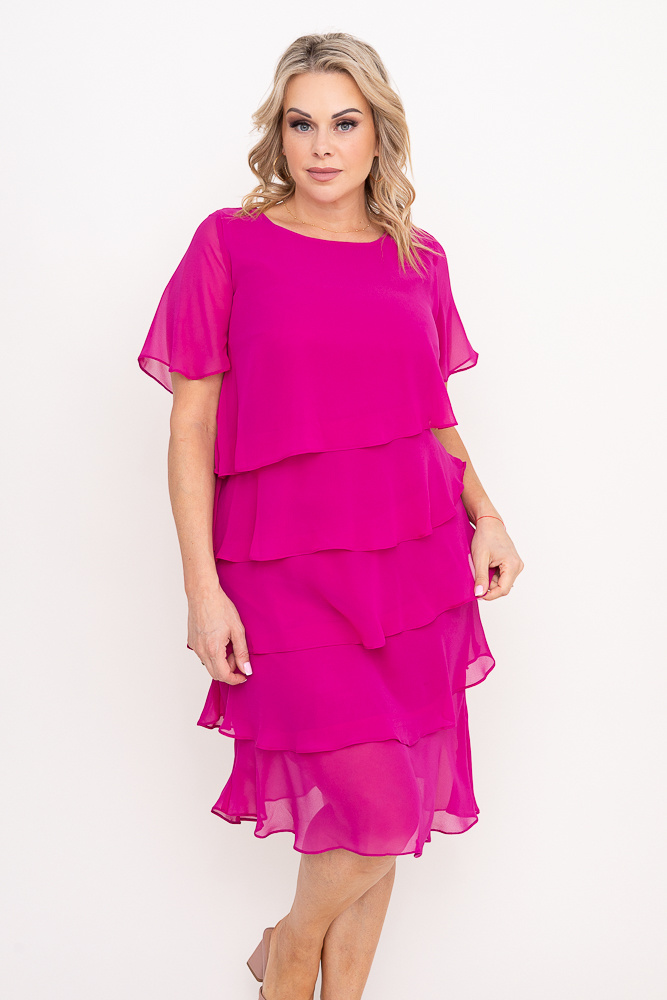 Navy Blue ORINA Plus Size Dress  