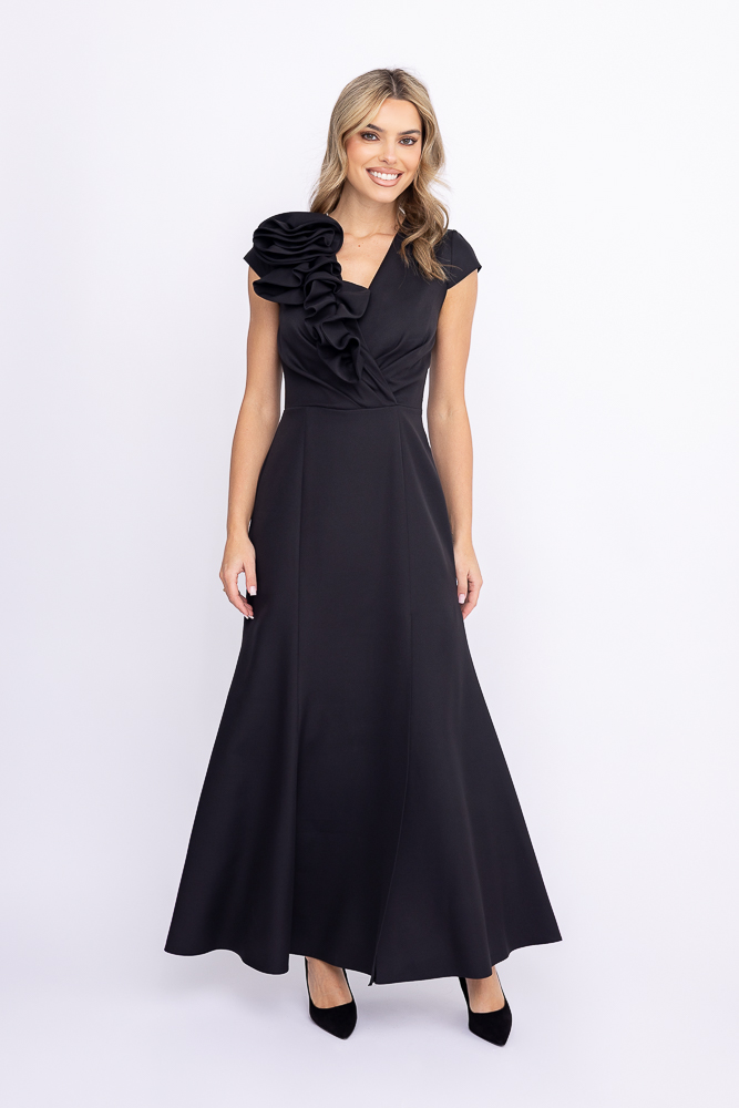 Vestido negro de purpurina