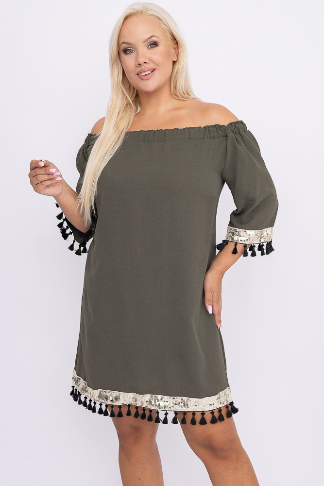 Khaki Sukienka FEREZO