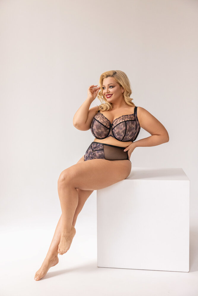 Bas taille haute noir