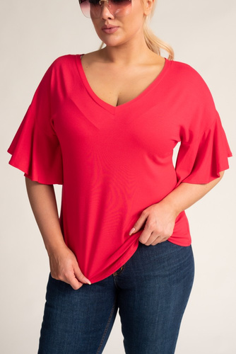 Raspberry GLORIO Blouse