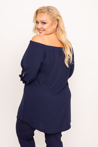 Navy Blue Blouse