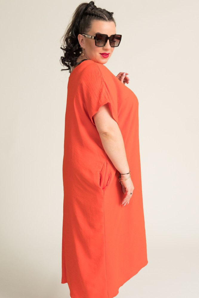 Brilliant Orange NASTI Dress