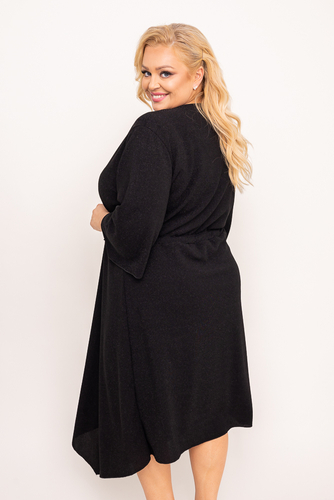 Robe à paillettes noires