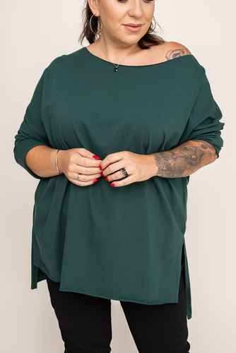 Butelkowozielona Bluzka