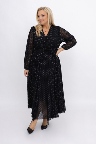 Black Mesh Dress Design 2