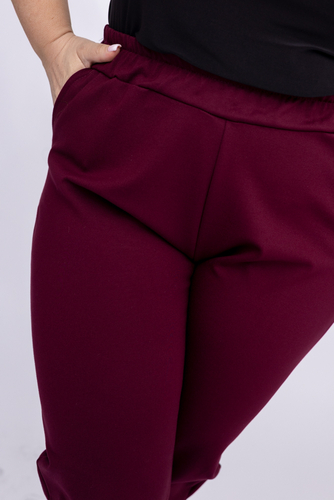 Pantalon bourgogne
