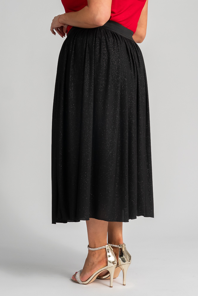  Black TENDIO Brocade Skirt