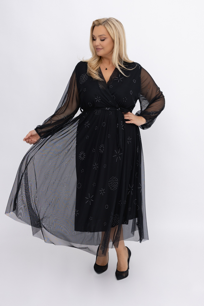 Black Mesh Dress