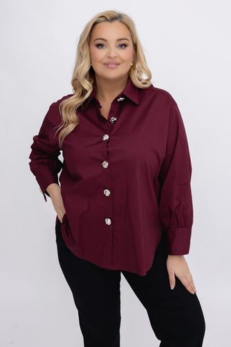  Bordowa Koszula