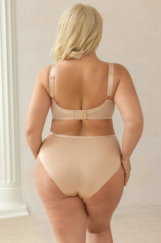 Calzoncillos de cintura alta beige