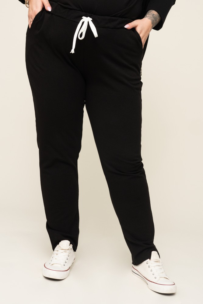 Black tracksuit set BE CONFIDENT pattern 1