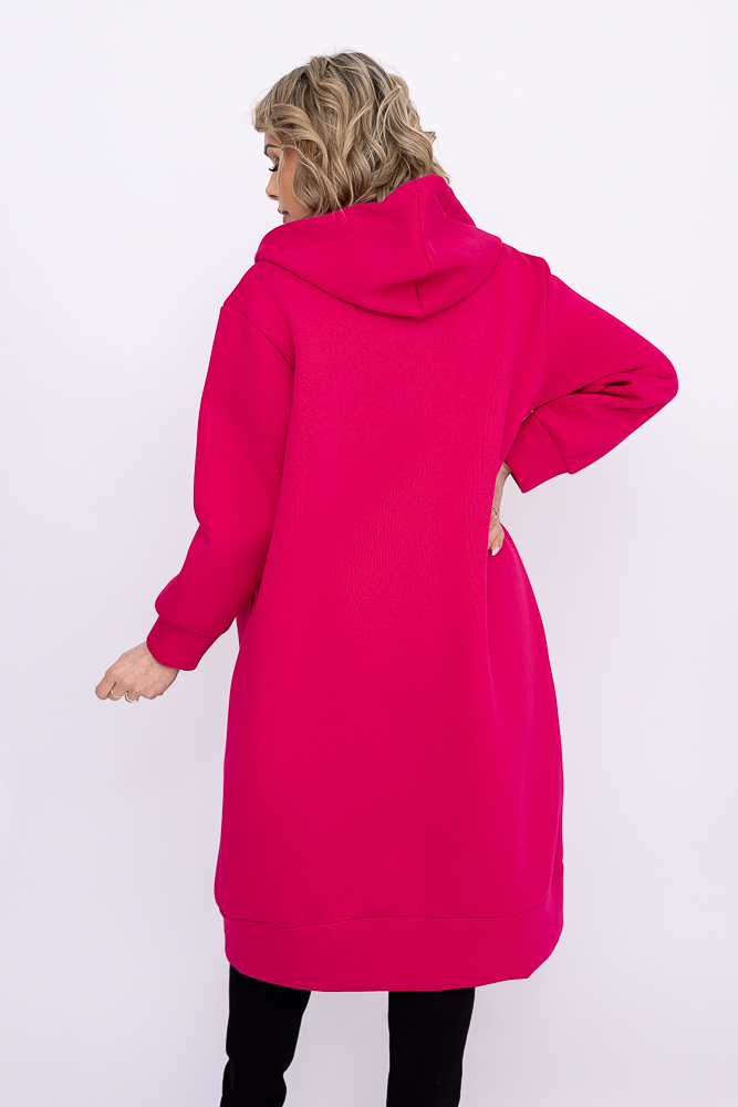 Fuksjowa Bluza ocieplana VERMEN