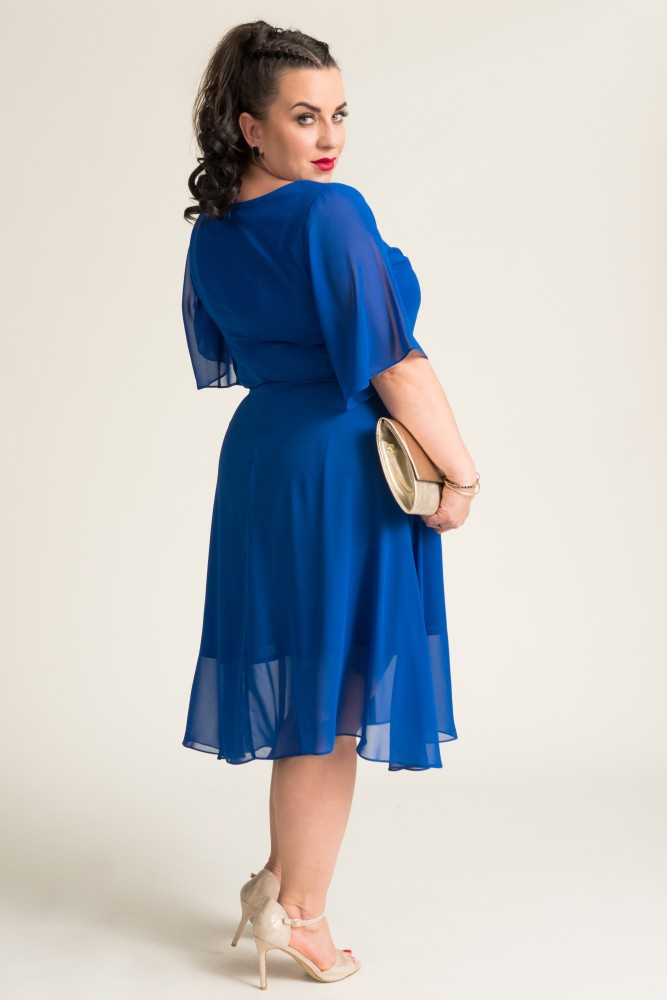  Cornflower Chiffon Dress by ONDIGIO
