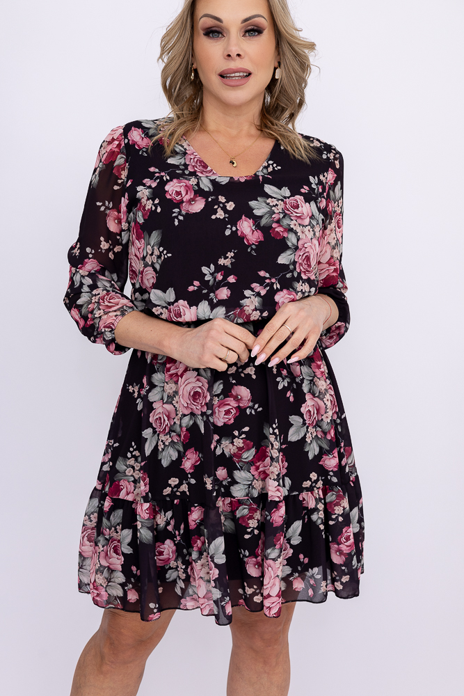 Chiffon-Kleid