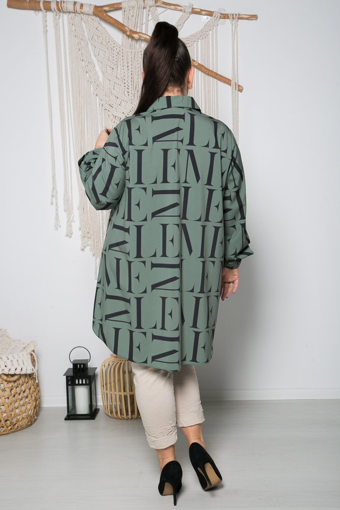Green FONTANA Plus Size Shirt