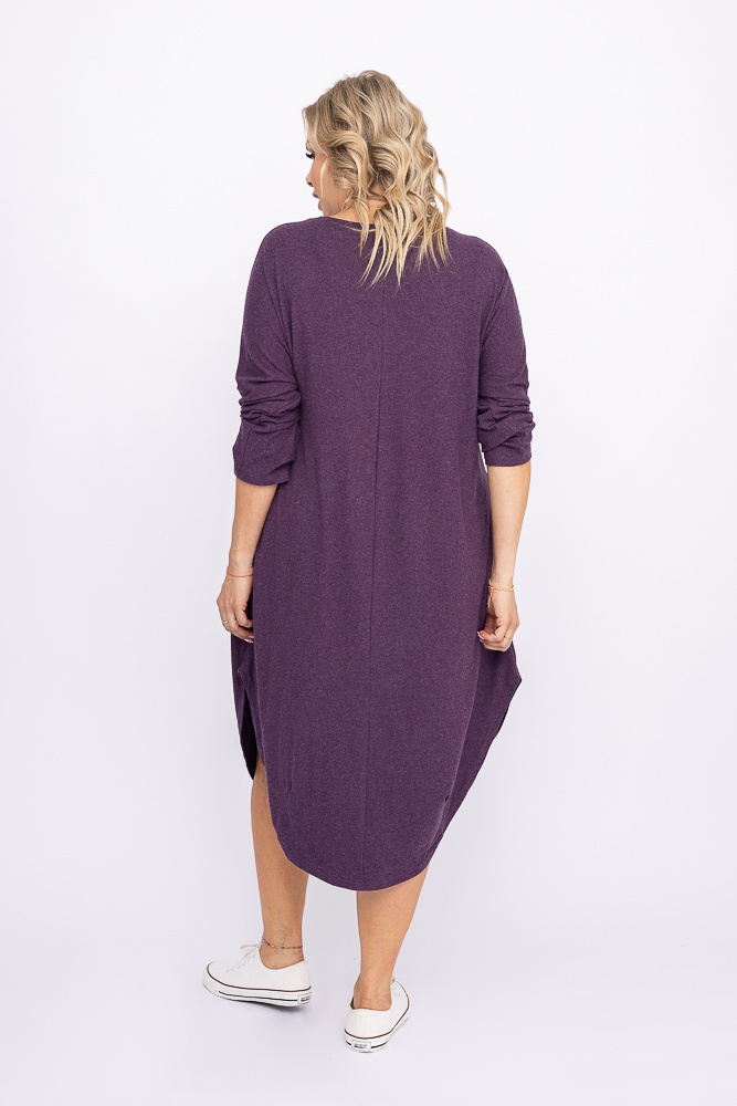 Fioletowa Sukienka DONNA