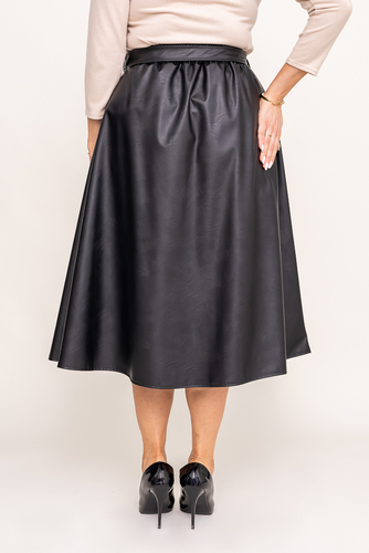 Black Leather Skirt