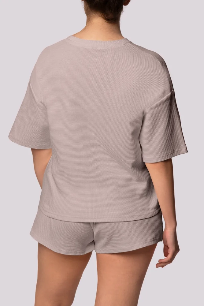 Pyjama mit Shorts Dirty pink