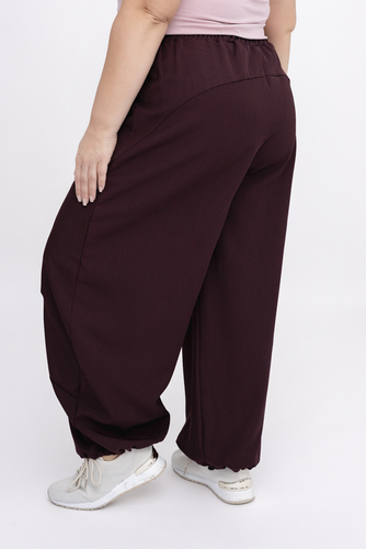 Burgundowe Spodnie