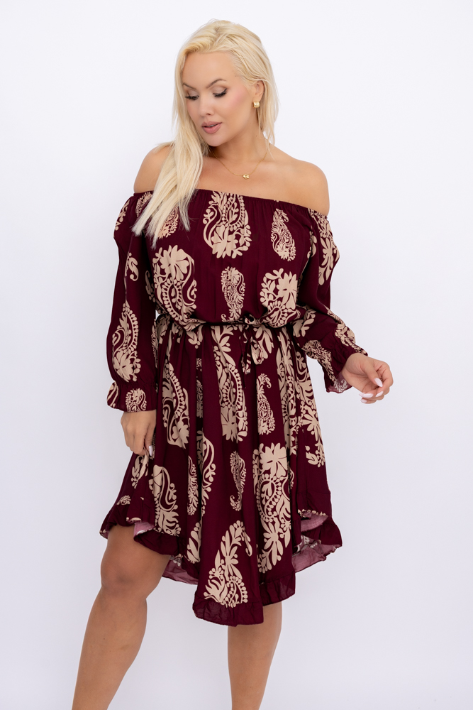  Sukienka w kwiaty Wzór 12