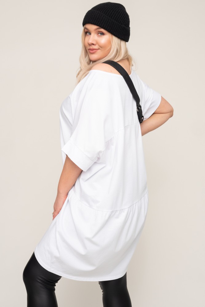 White STRIPI Tunic