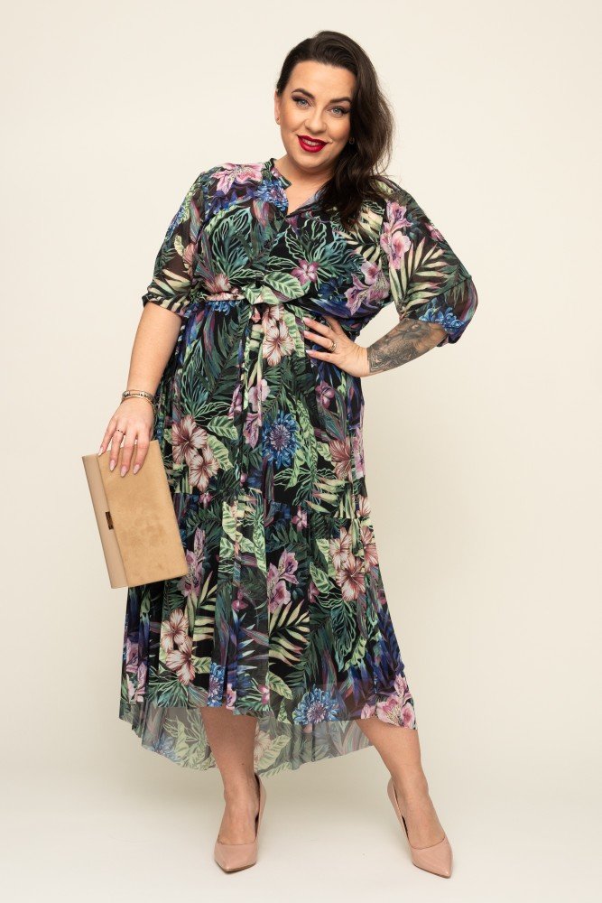 Vestido de malla Wzór 1